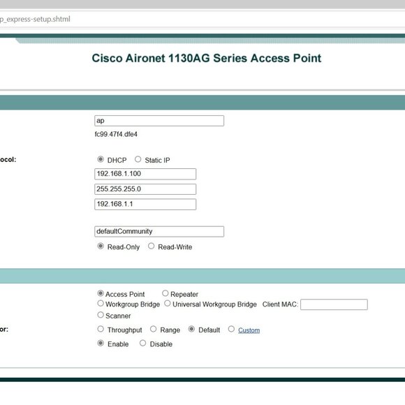 CISCO Aironet 1130G Series IEEE 802.11 b/g Access Point | AIR-AP1131G-A-K9 V03 - Picture 12 of 14